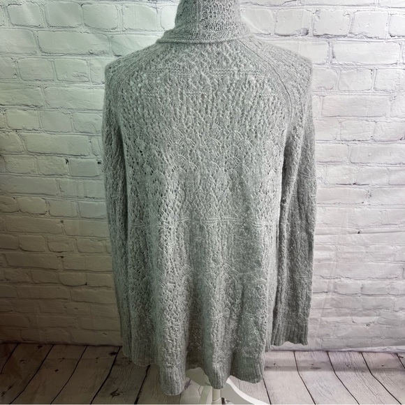 CALYPSO Grey Cashmere Cardigan Sweater Small - Picture 3 of 7